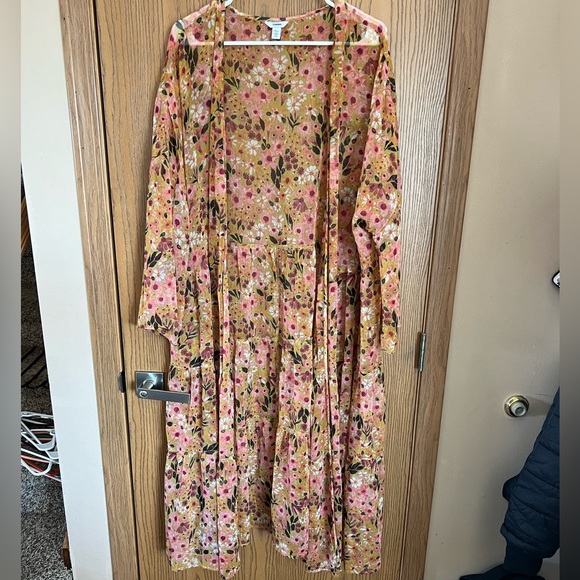 Sonoma Tops - Women’s plus 2x long flowy cardigan duster